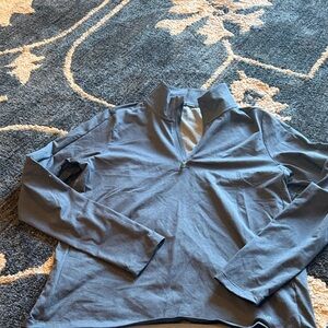 Saucony Dark Gray Quarter-Zip Pullover‎